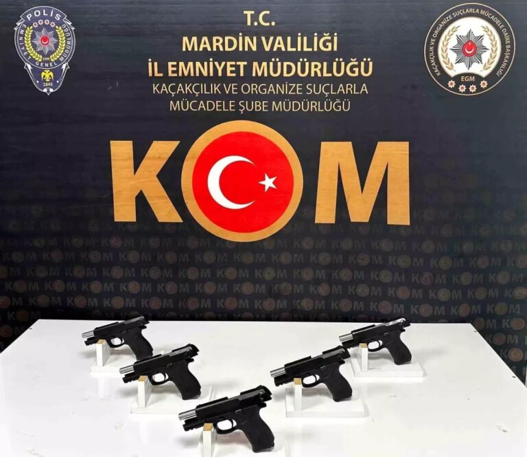 mardinde 5 ruhsatsiz tabanca ele gecirildi eC9vya6j