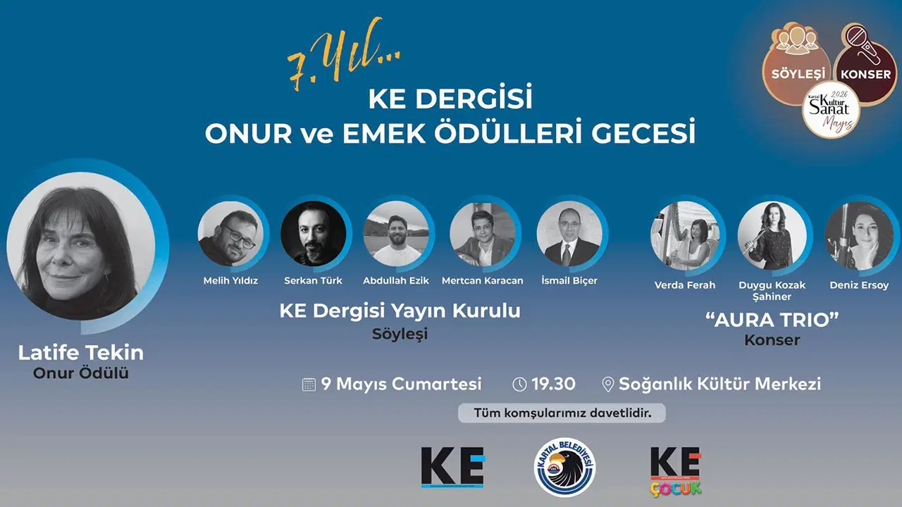 KE Dergisi, 7. Yılını Latife Tekin ile Kutluyor